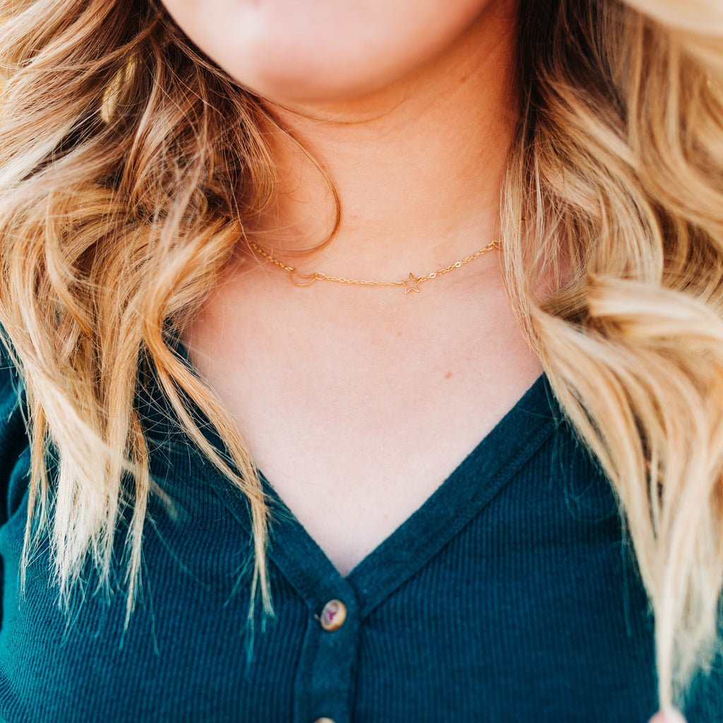 Moon and Stars Choker